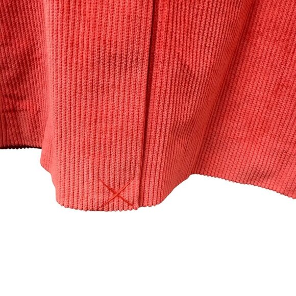 Adidas Corduroy Boyfriend Blazer Small Coral Womens Jacket Logo Oversized NWOT - Picture 13 of 16